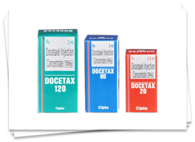 DOCETAX 20mg / 80mg / 120mg Injection Vial