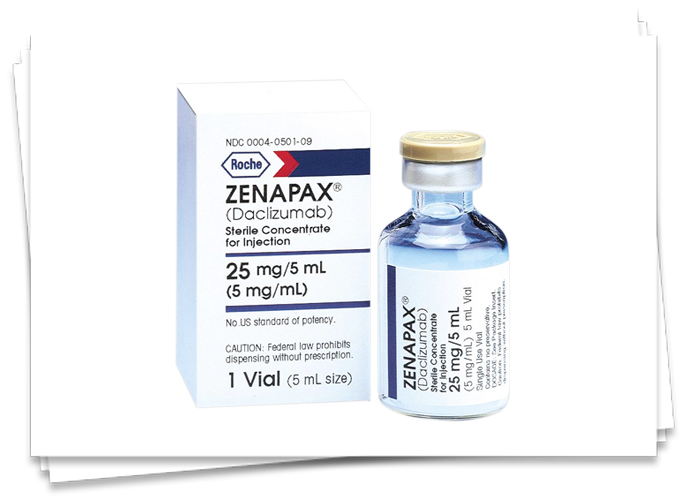 Zenapax 25mg/5ml